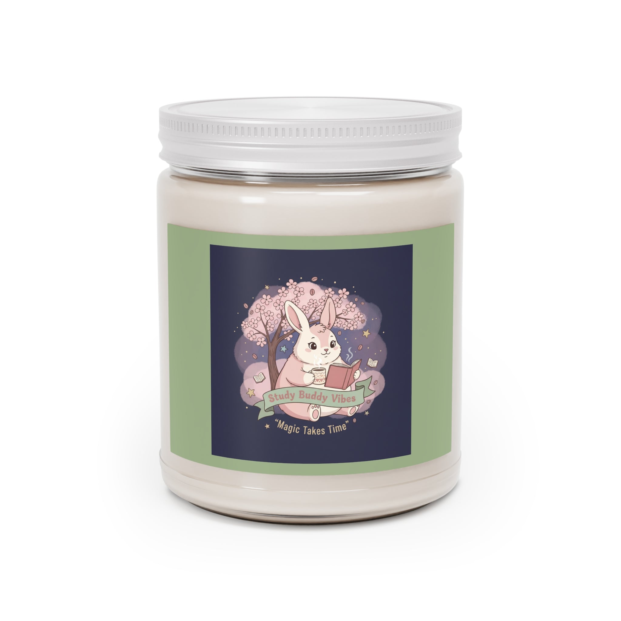 Bunny Scented Candle – Study Buddy Vibes