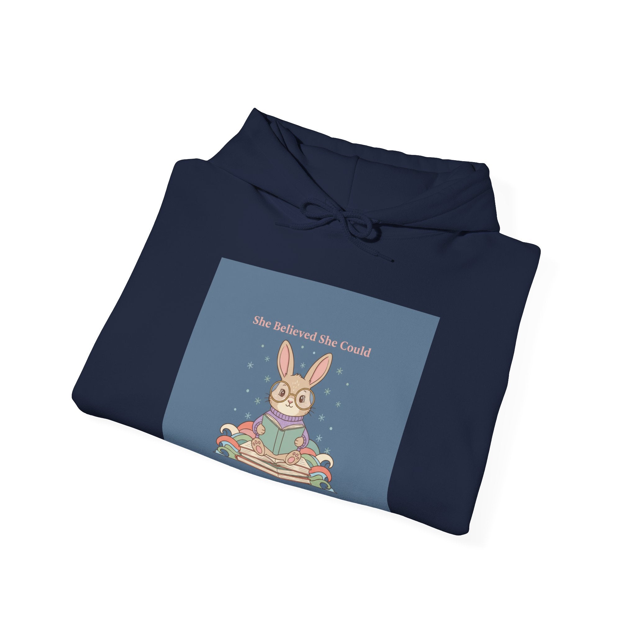 Bunny Hoodie – She Believed She Could