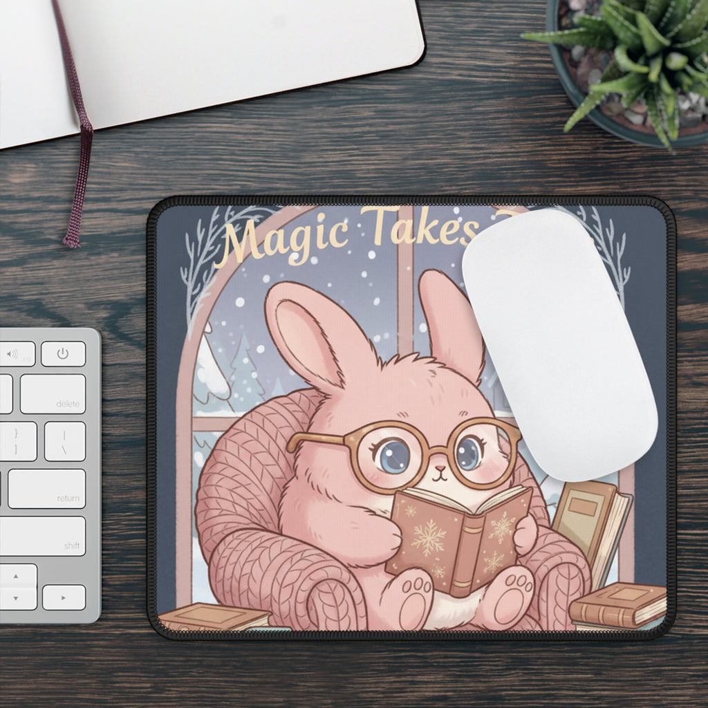 Bunny Mouse Pad – Magic Takes Time