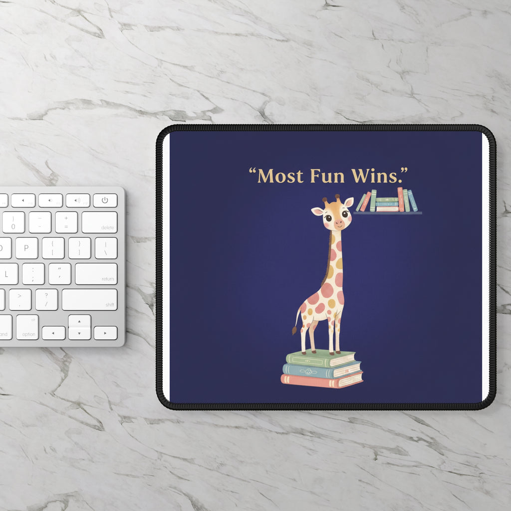 Giraffe Mouse Pad – Most Fun Wins