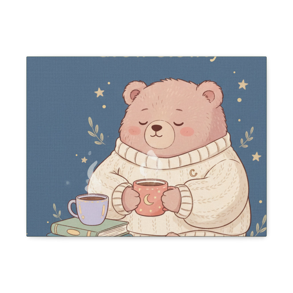 Bear Canvas Print – You Are Allowed to Grow Slowly