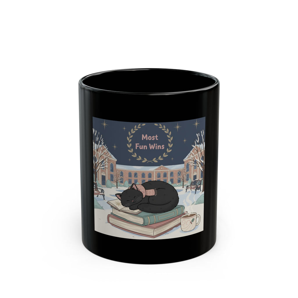 Black Cat Black Mug 11oz – Most Fun Wins