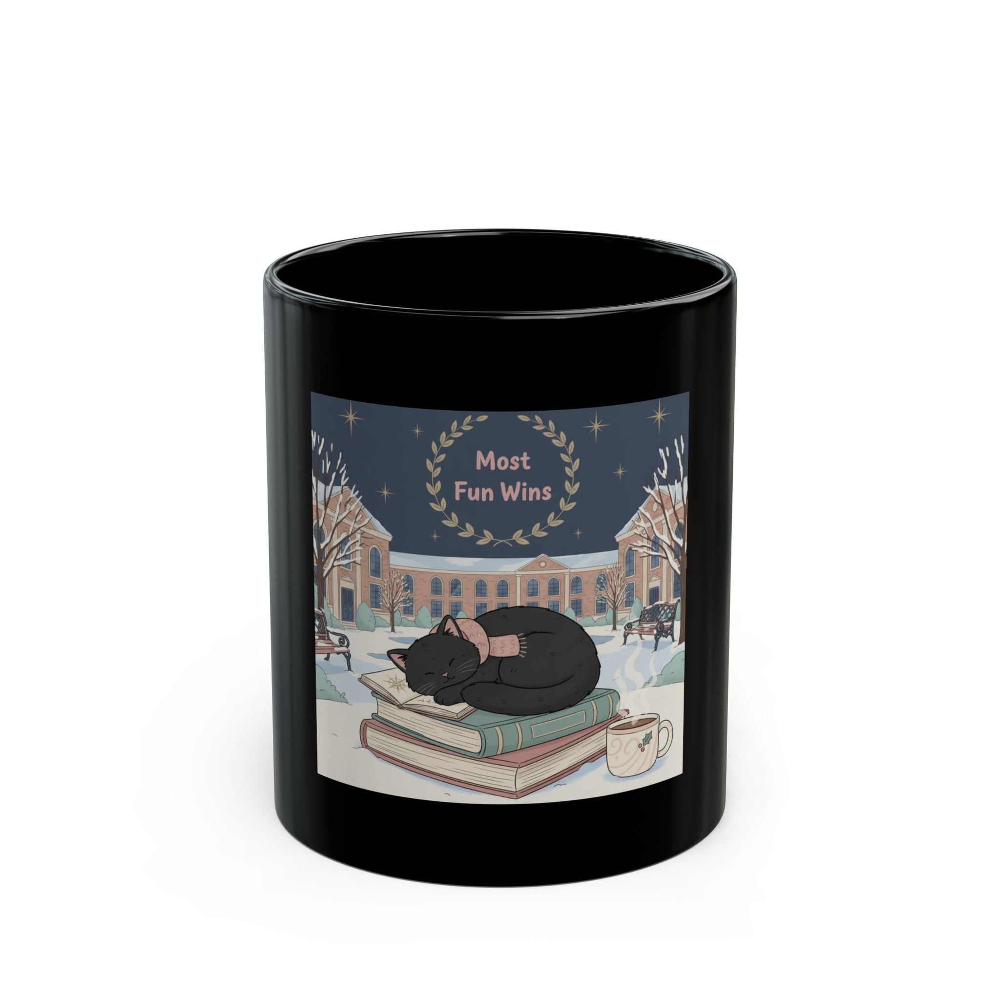 Black Cat Black Mug 11oz – Most Fun Wins