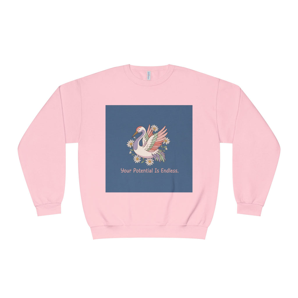 Crane Crewneck Sweatshirt – Your Potential is Endless