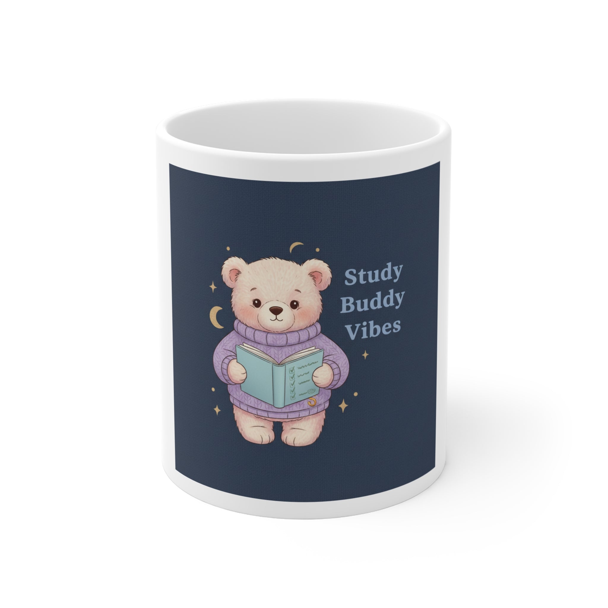 Bear Mug 11oz – Study Buddy Vibes