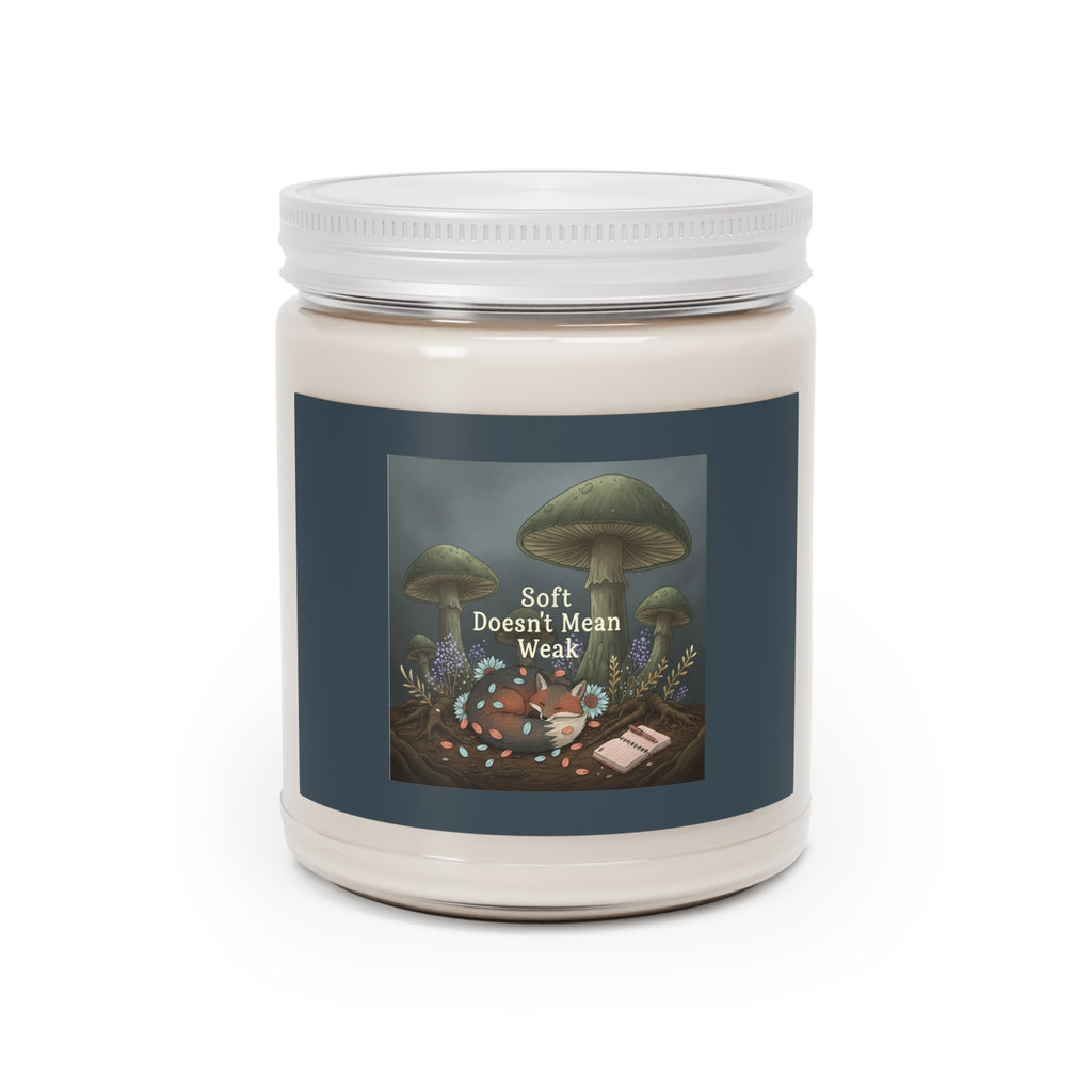 Fox Scented Candle – Soft Doesnt Mean Weak