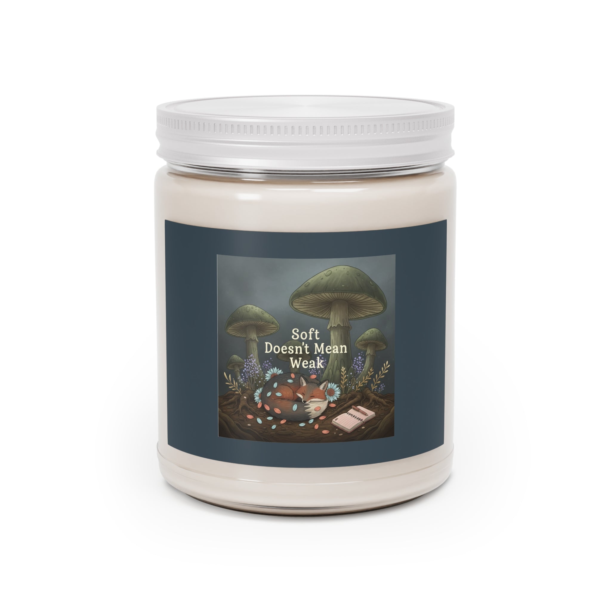 Fox Scented Candle – Soft Doesnt Mean Weak