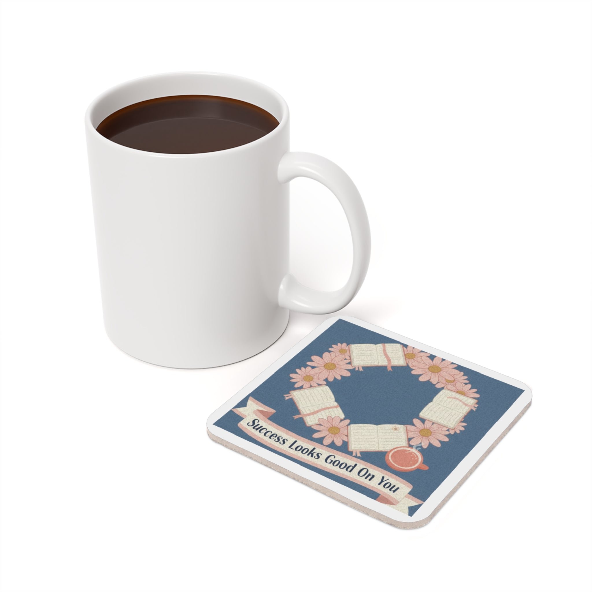 Daisies Cork Coaster – Success Looks Good on You