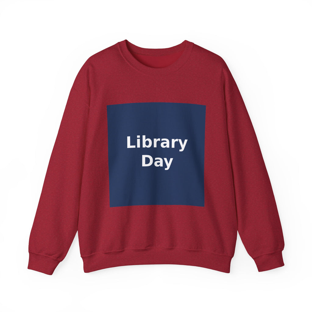 "Library Day" Black Cat Crewneck | College Girl Gift | Fashion | KayKay Classics