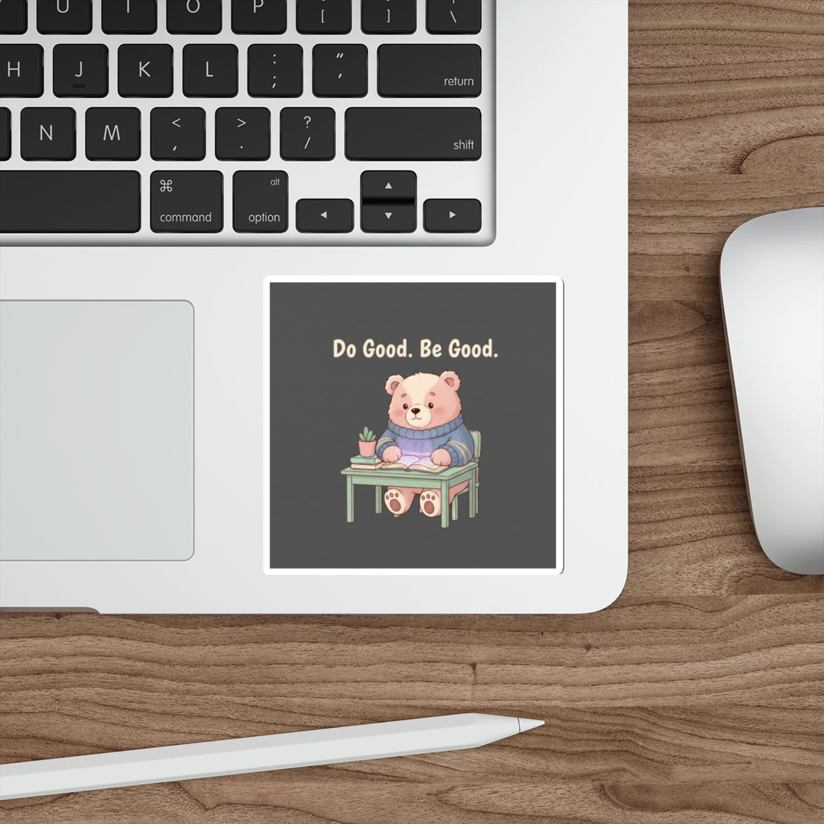 Bear Die-Cut Sticker – Do Good Be Good