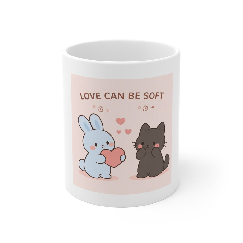 LOVE CAN BE SOFT Mug 11oz
