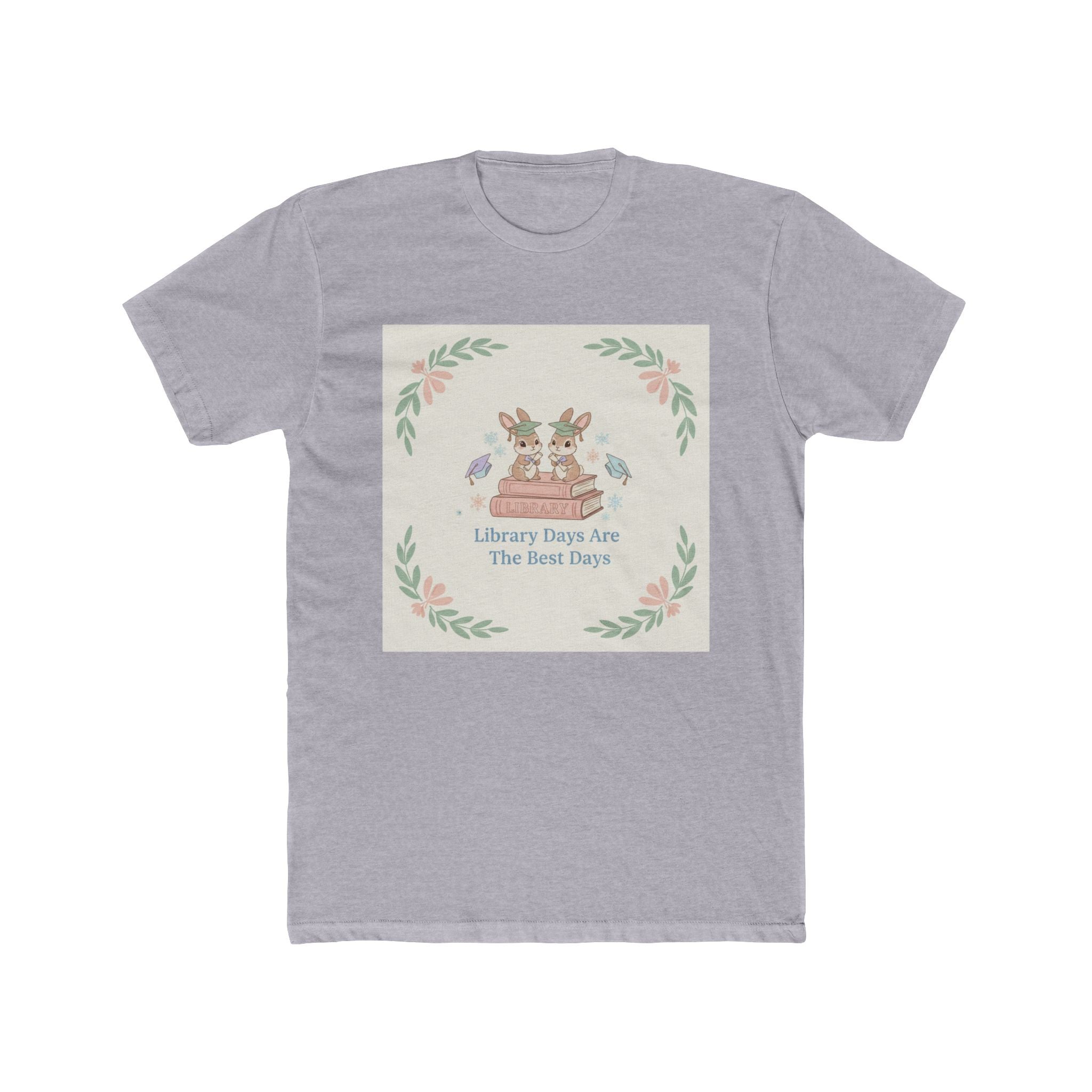 Library Days Are The Best Days Rabbits Unisex Tee
