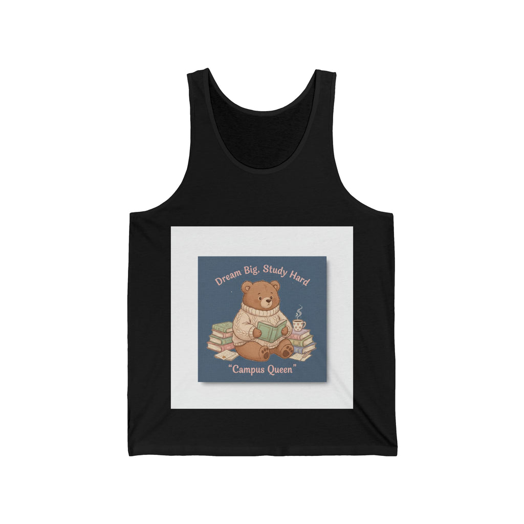 Bear Tank Top – Dream Big Study Hard