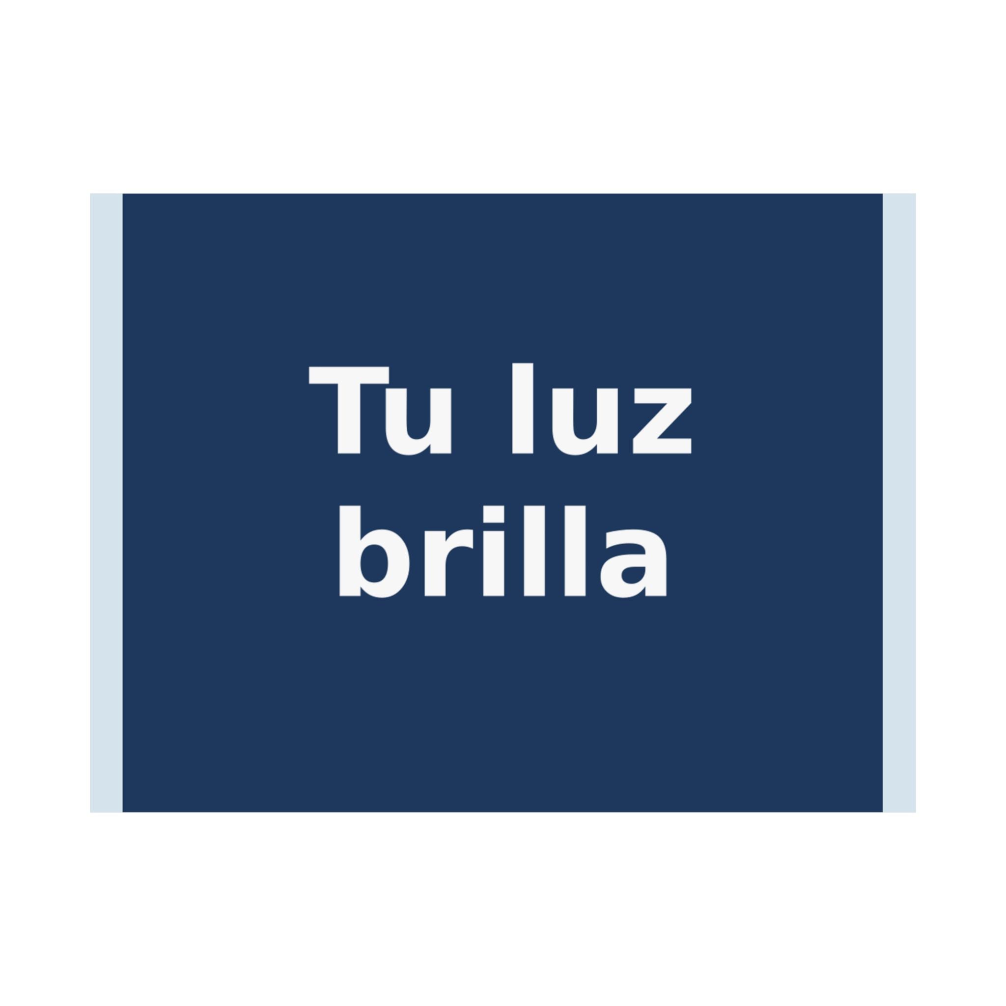 "Tu luz brilla" Black Cat Poster | Trendy Gift for Her | Lifestyle | KayKay Classics