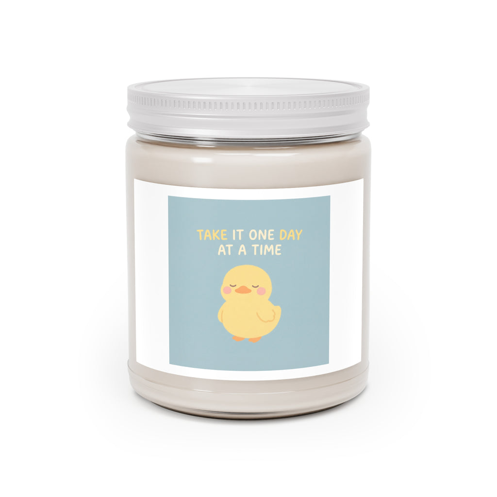TAKE IT ONE DAY AT A TIME Duck Scented Candle
