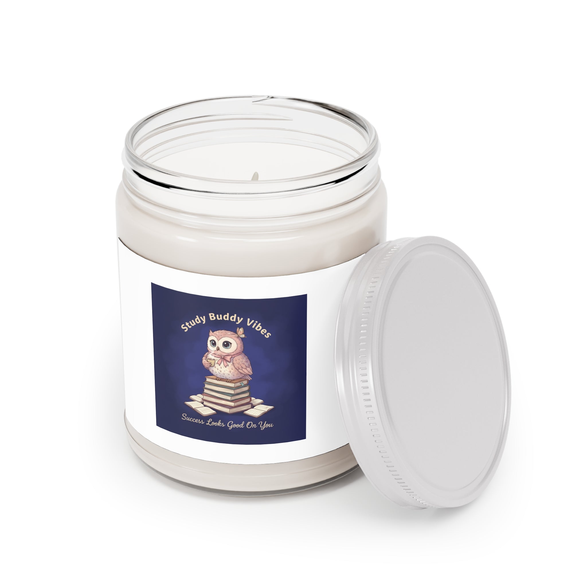 Owl Scented Candle – Study Buddy Vibes Success Looks Good on