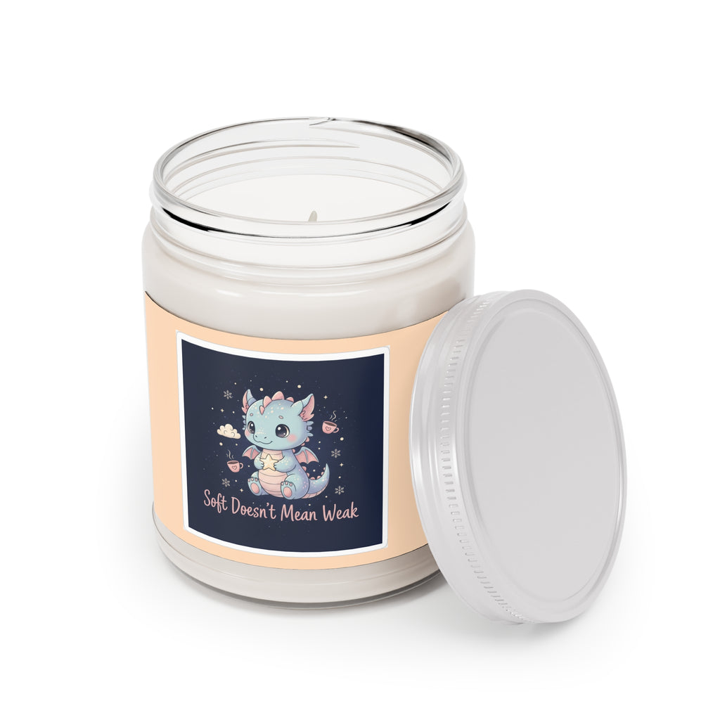 Bear Scented Candle – Soft Doesnt Mean Weak