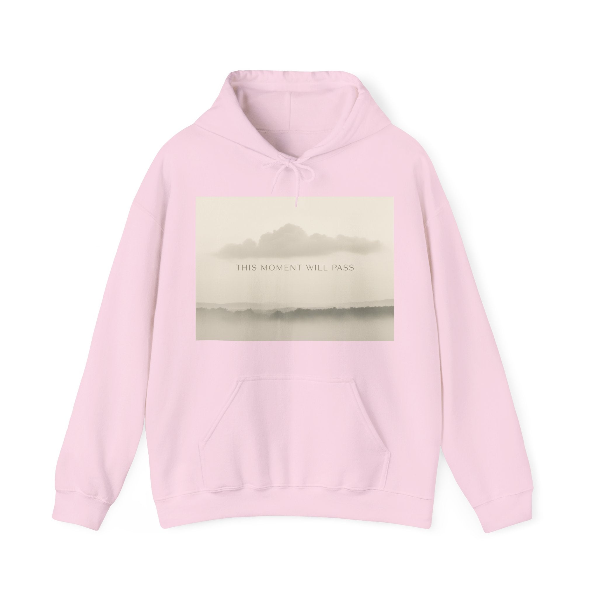 "THIS MOMENT WILL PASS" Black Cat Hoodie | College Girl Gift | Fashion | KayKay Classics