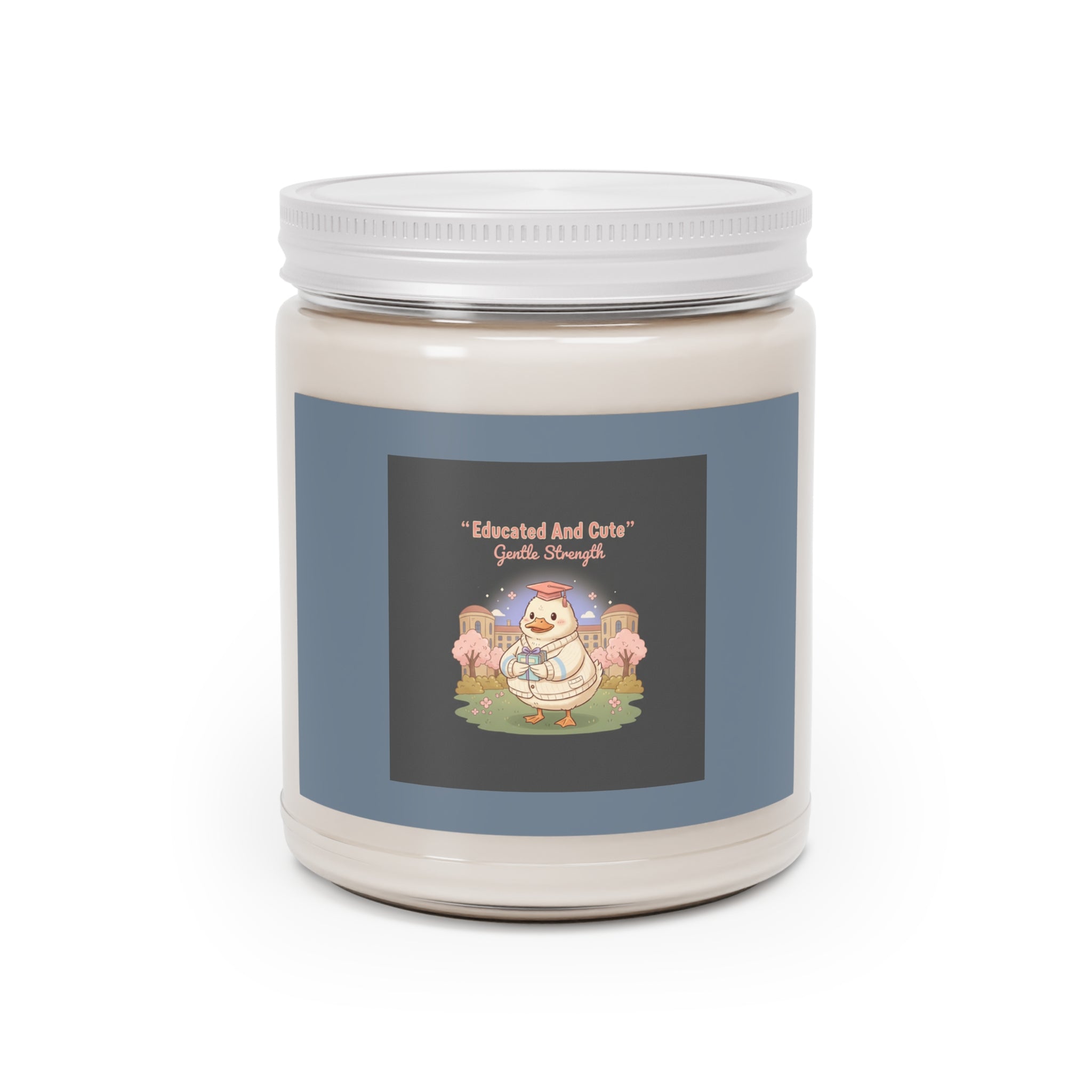 Duck In A Cardigan Scented Candle – Educated and Cute Gentle Strength