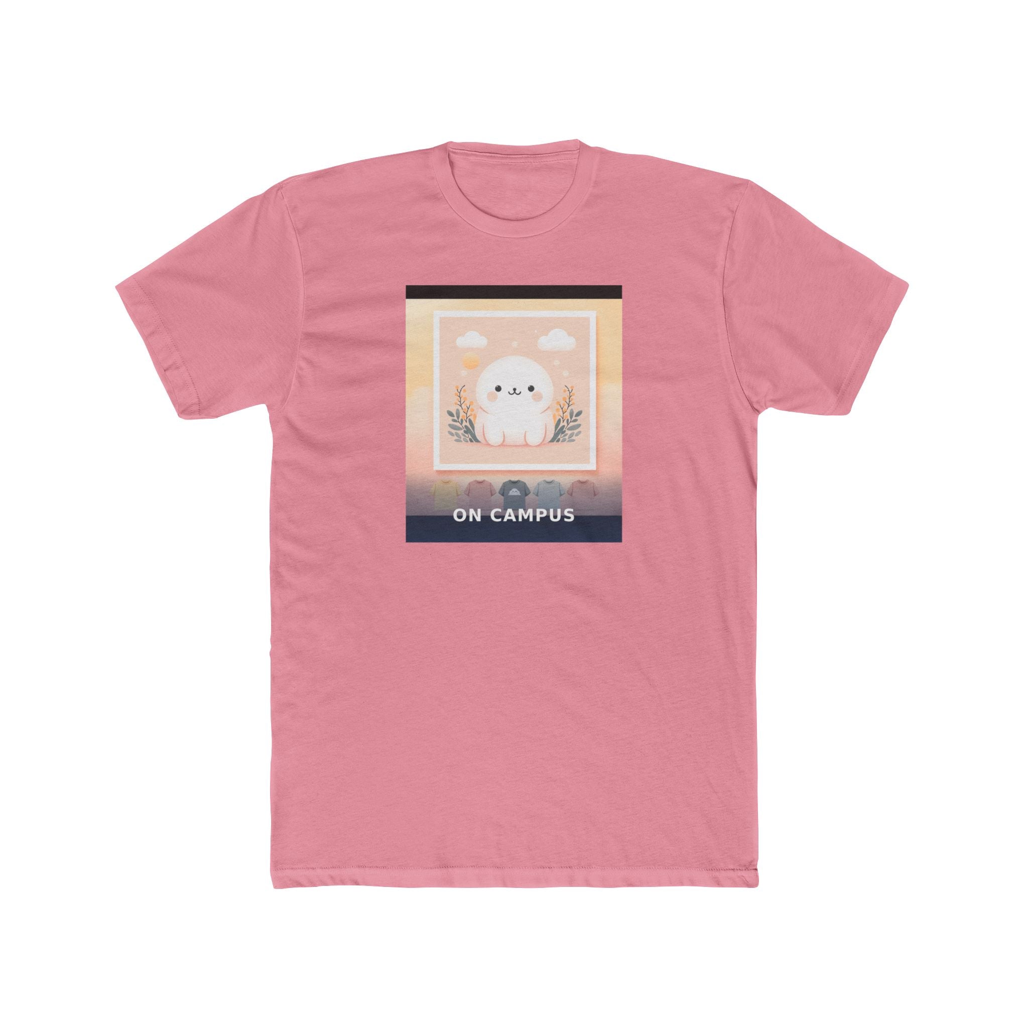 "On Campus" Black Cat Unisex Tee | College Girl Gift | Fashion | KayKay Classics