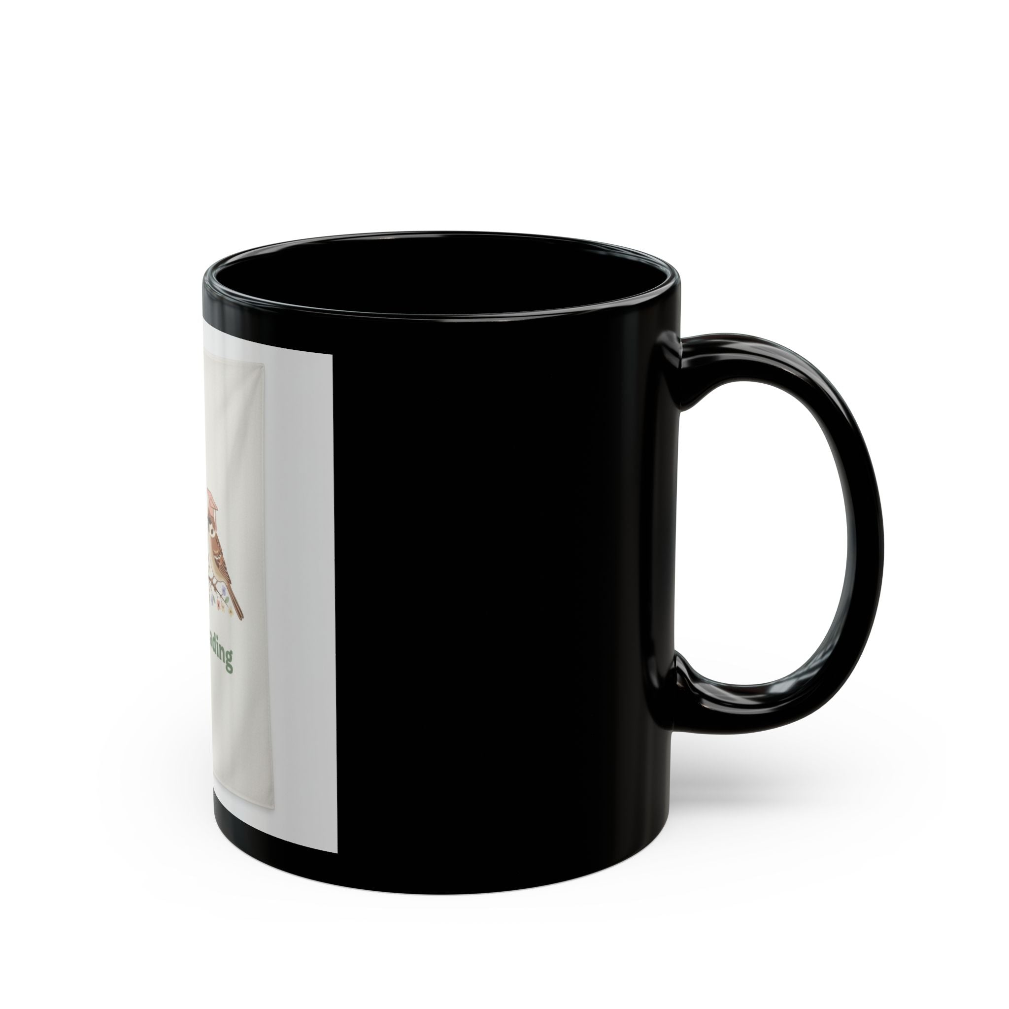 Degree Loading Sparrow Black Mug 11oz
