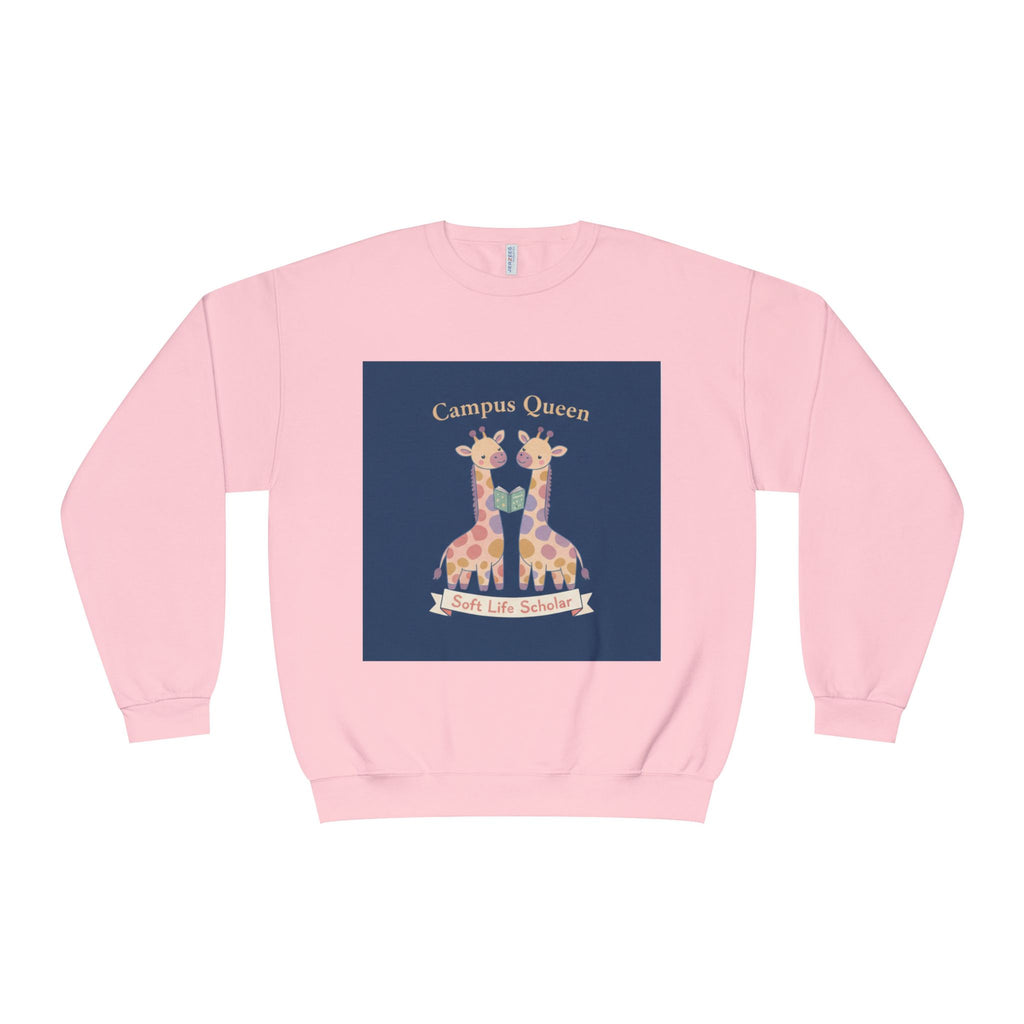 Giraffes Crewneck Sweatshirt – Campus Queen Soft Life Scholar
