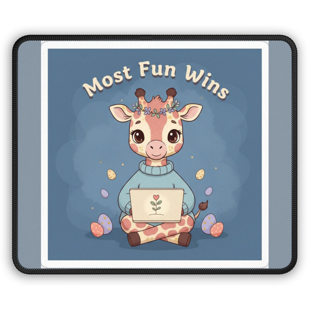 Giraffe Mouse Pad – Most Fun Wins