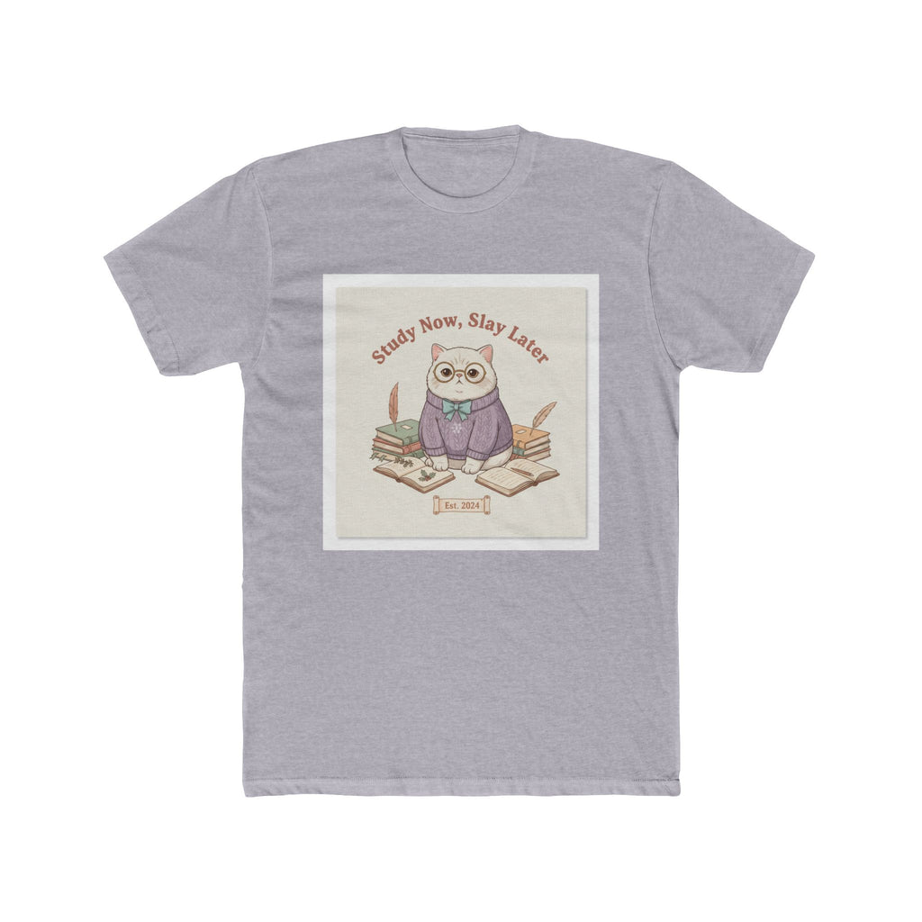 Study Now, Slay Later Cat Unisex Tee