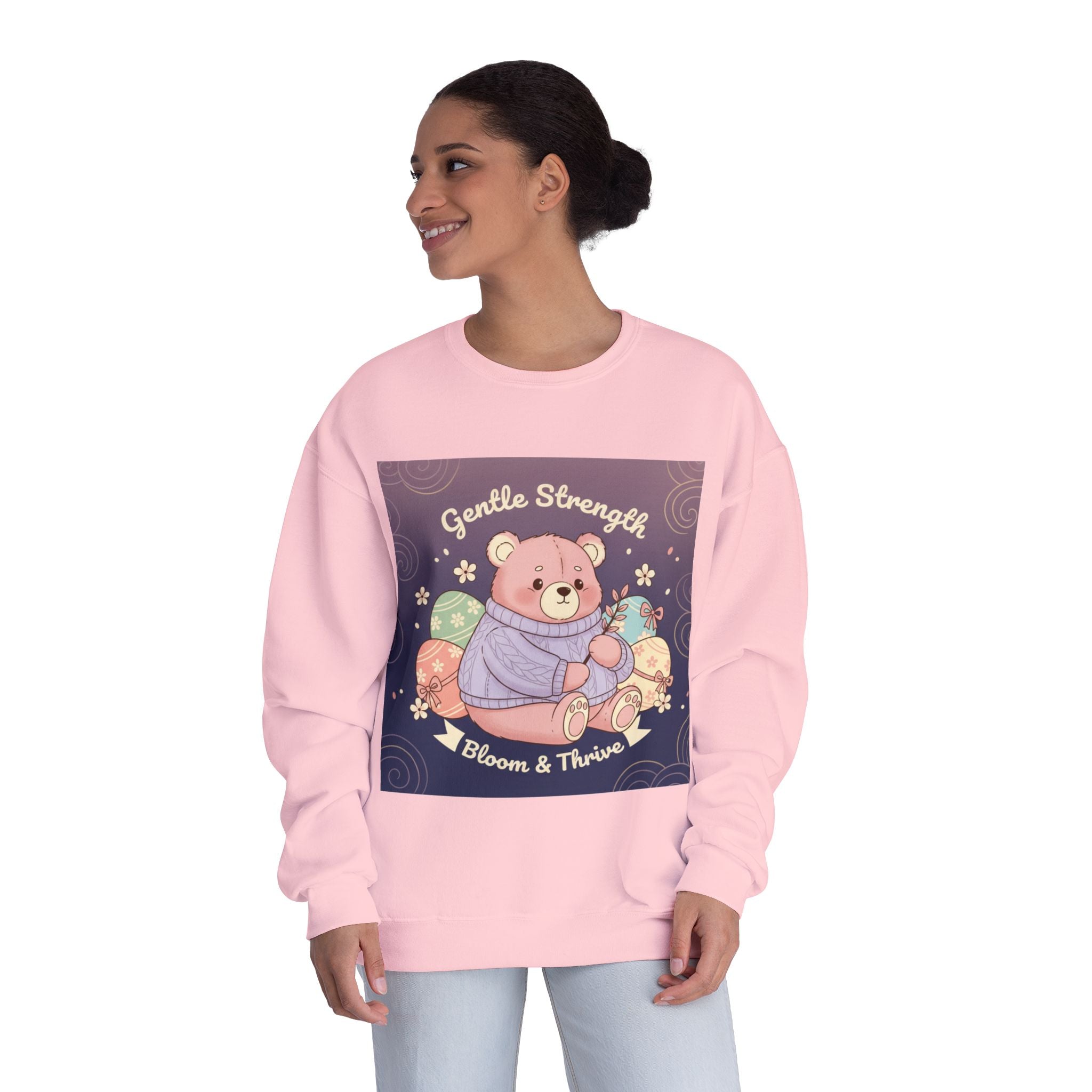 Bear Crewneck Sweatshirt – Gentle Strength Bloom Thrive