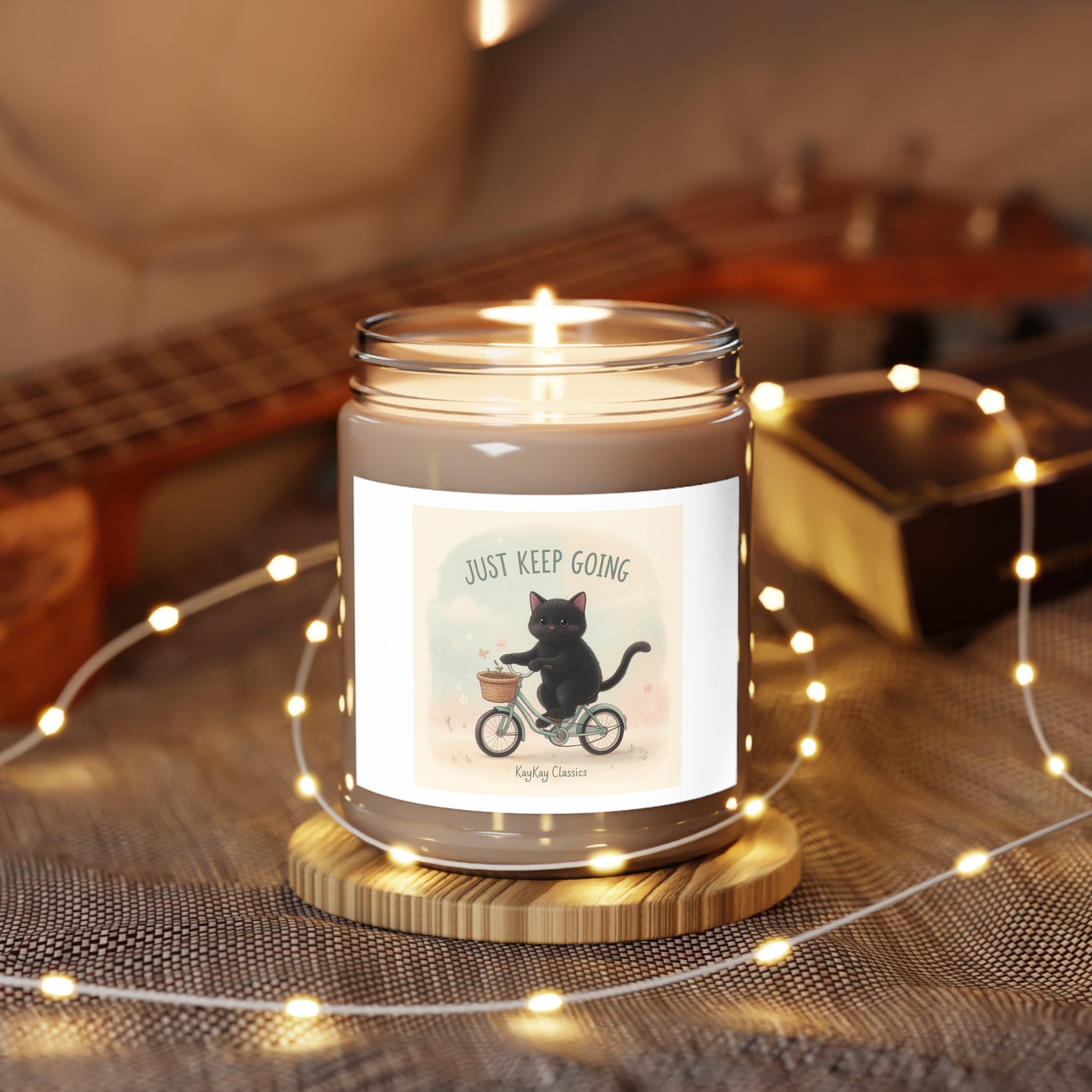 JUST KEEP GOING Cat Scented Candle