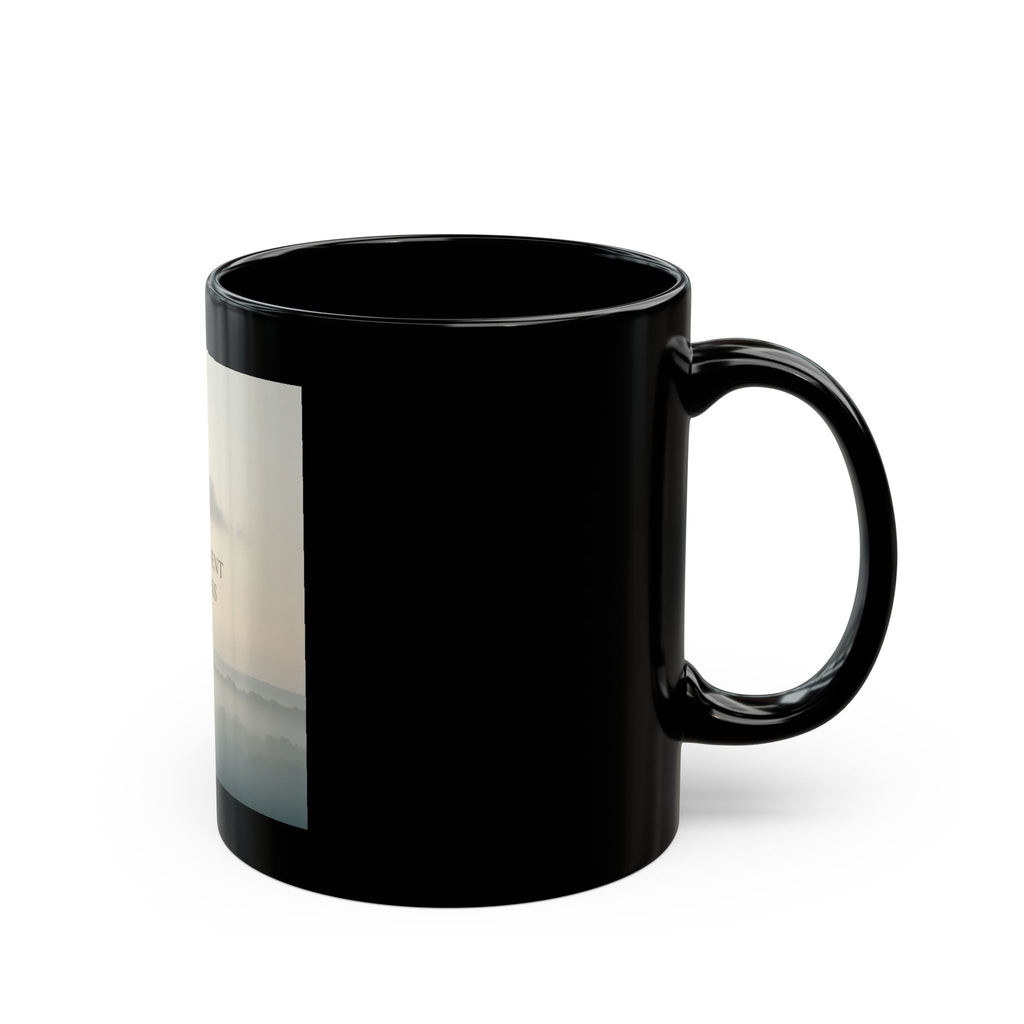 THIS MOMENT WILL PASS Black Mug
