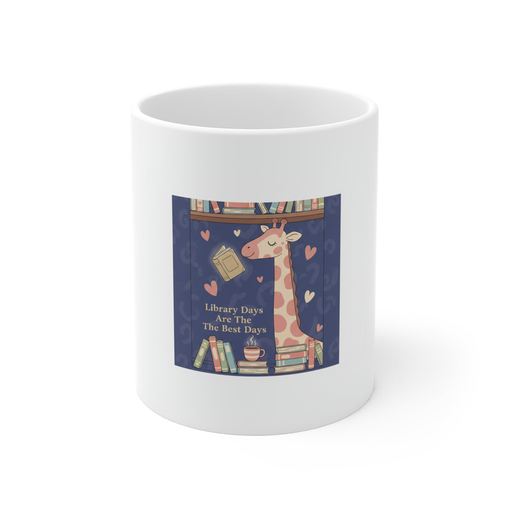 Bunny Mug 11oz – Library Days Are the Best Days