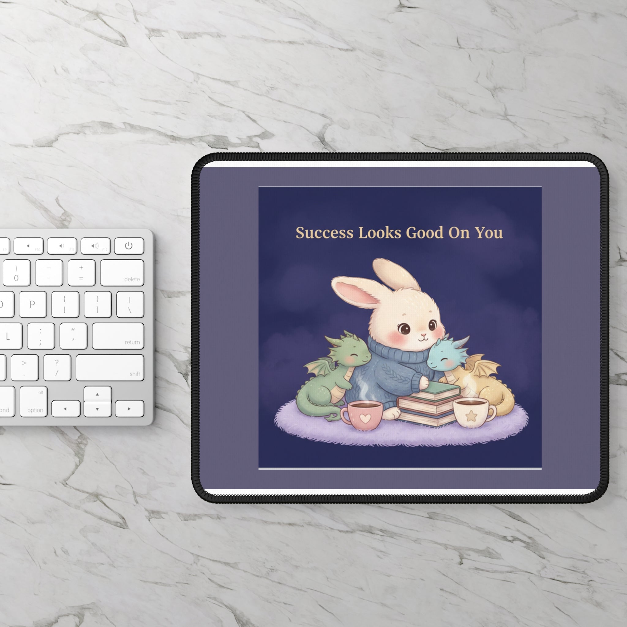 Bunny Mouse Pad – Success Looks Good on You