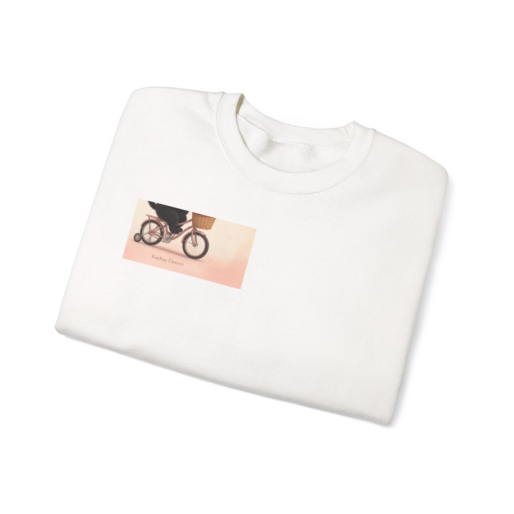 "Life Behind Bars" Black Cat Crewneck | College Girl Gift | Fashion | KayKay Classics