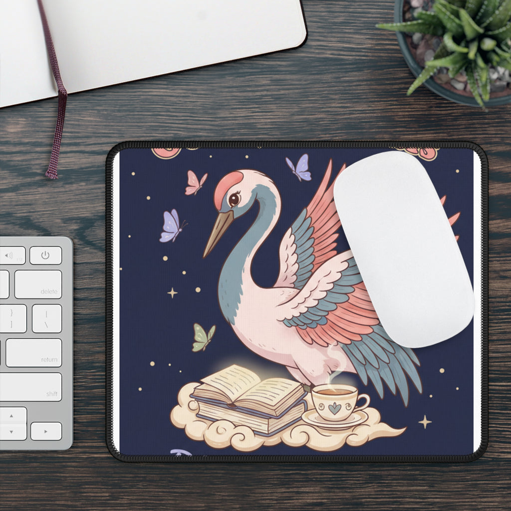 Crane Mouse Pad – Goals on Goals Bloom Prosper