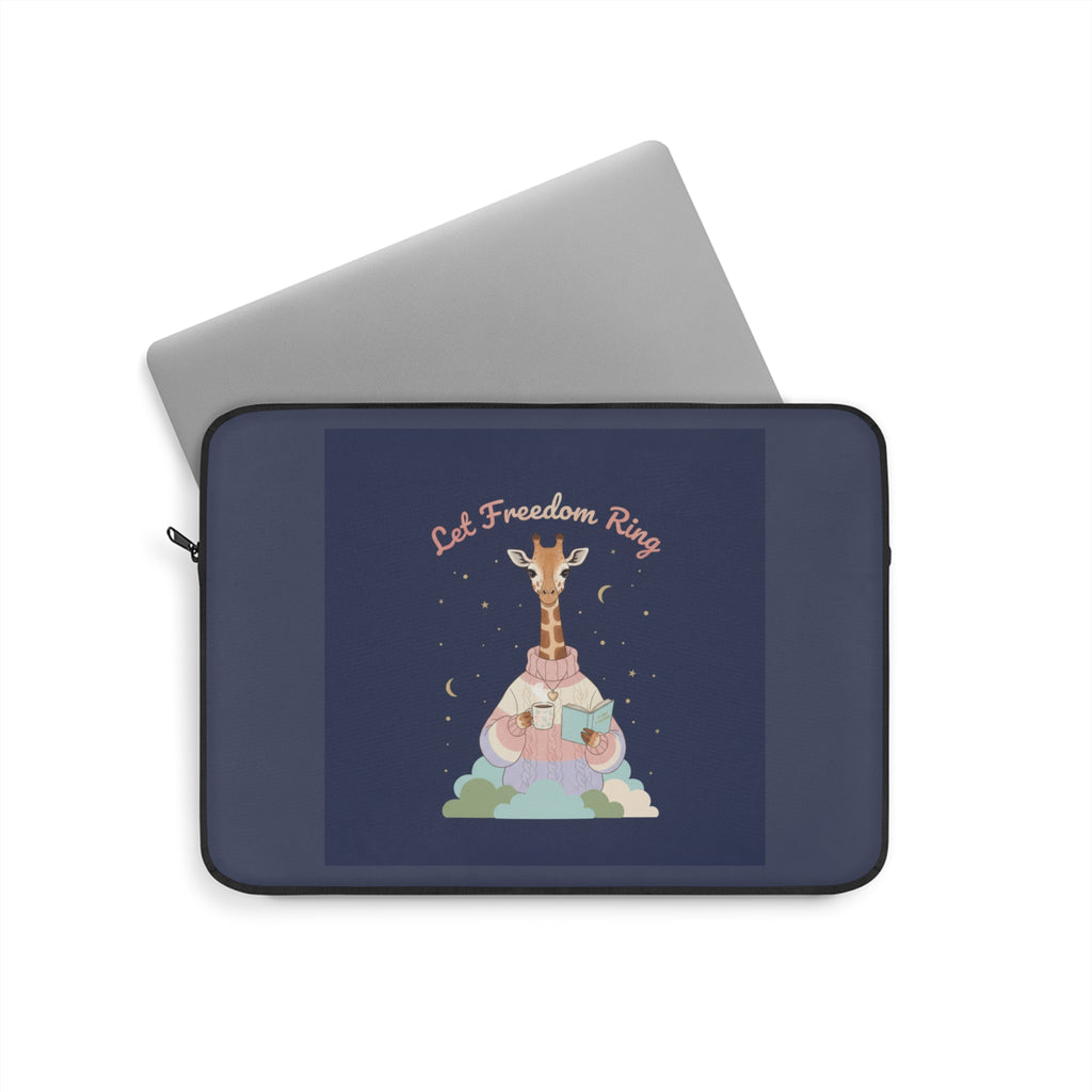 Giraffe Laptop Sleeve – Let Freedom Ring