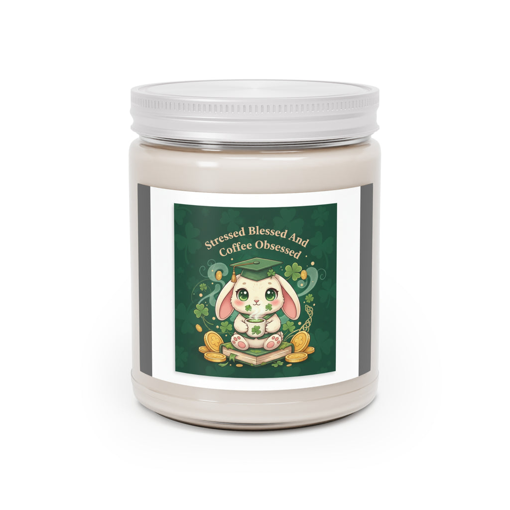Rabbit Scented Candle – Stressed Blessed and Coffee Obsessed