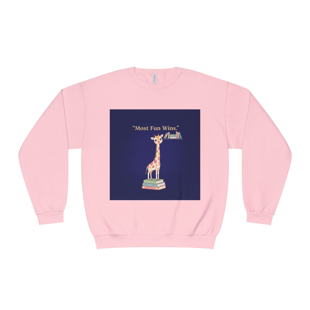 Giraffe Crewneck Sweatshirt – Most Fun Wins