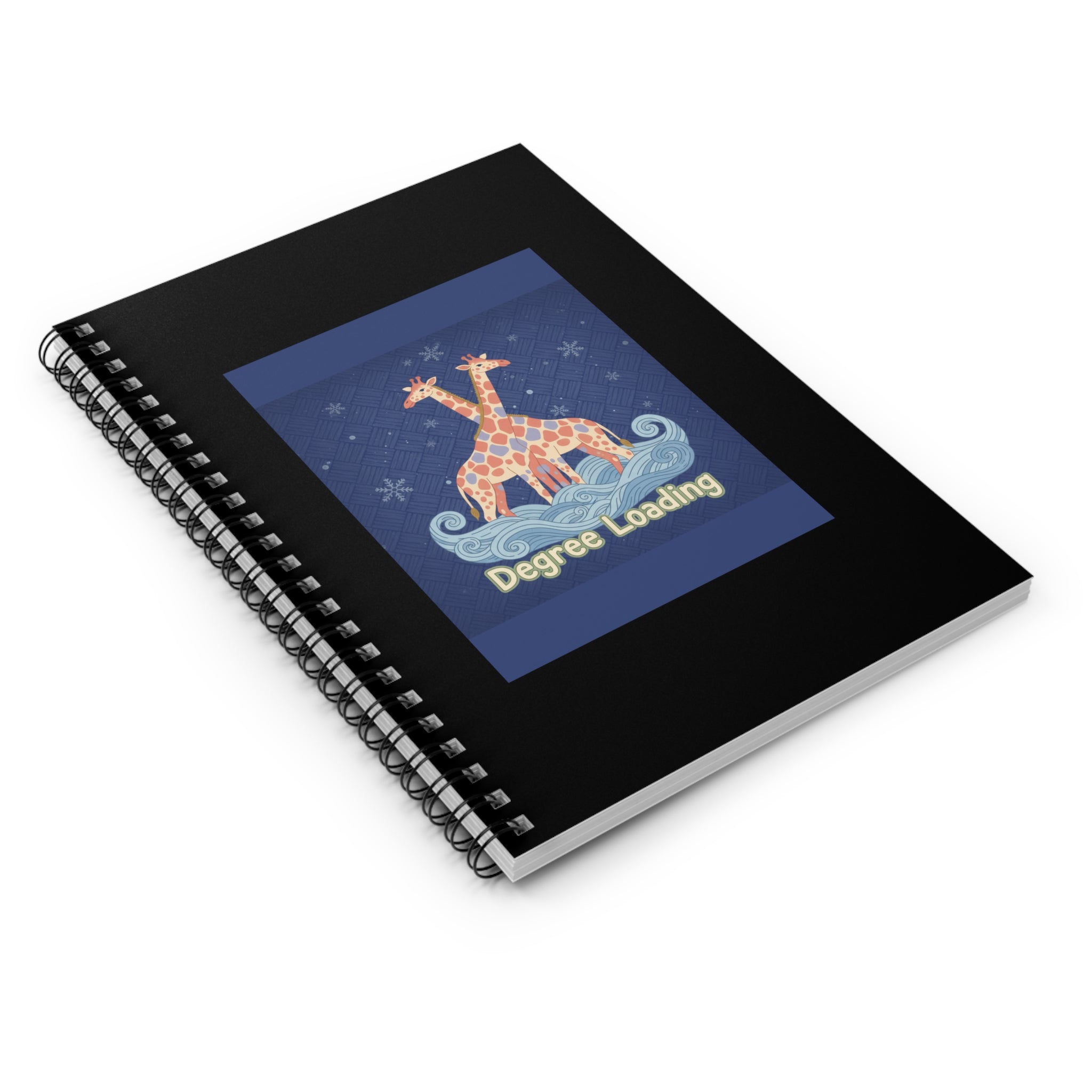 Degree Loading Giraffe Spiral Notebook