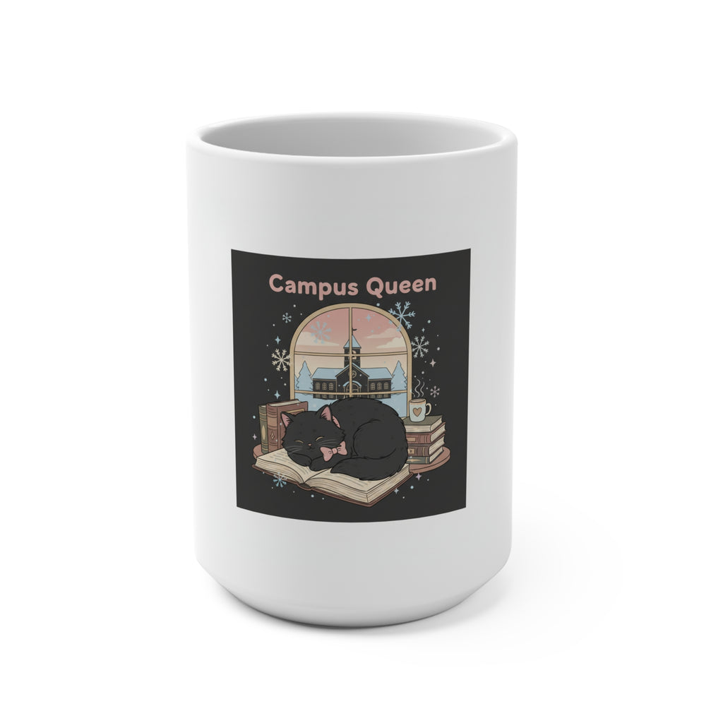 Black Cat Mug 15oz – Campus Queen