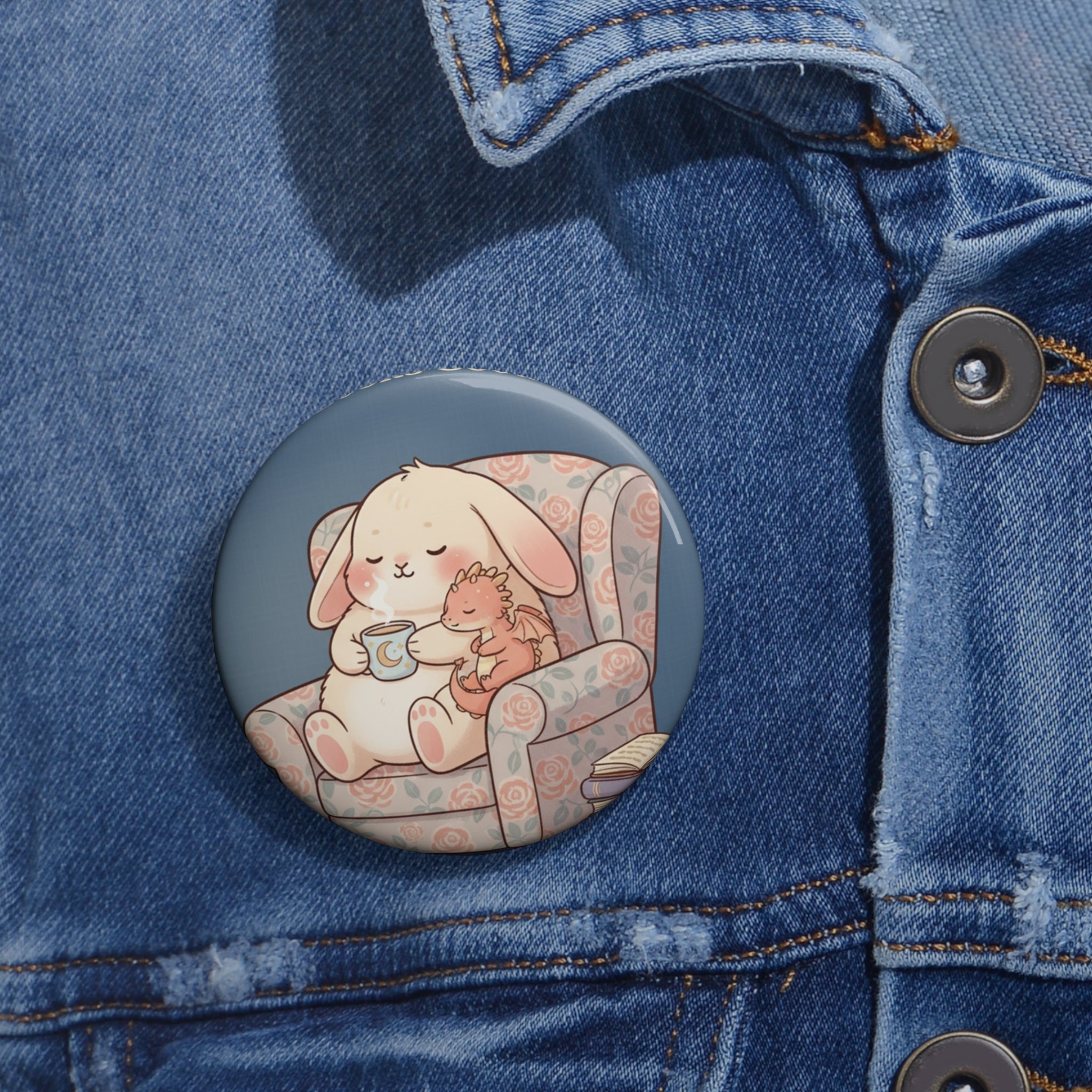 Dragon Pin Button – Success Looks Good on You
