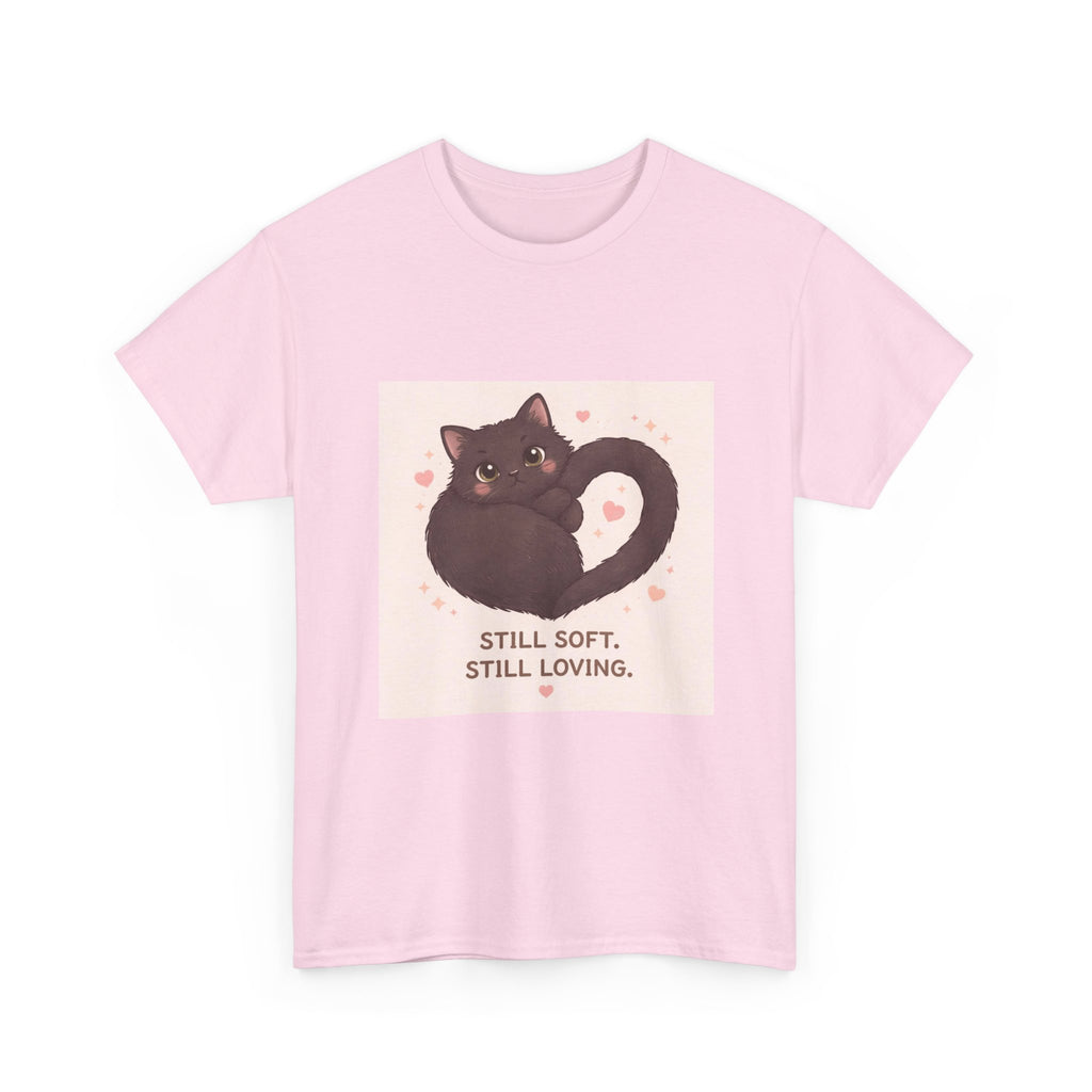 "STILL SOFT. STILL LOVING" Black Cat Kids Tee | College Girl Gift | Fashion | KayKay Classics