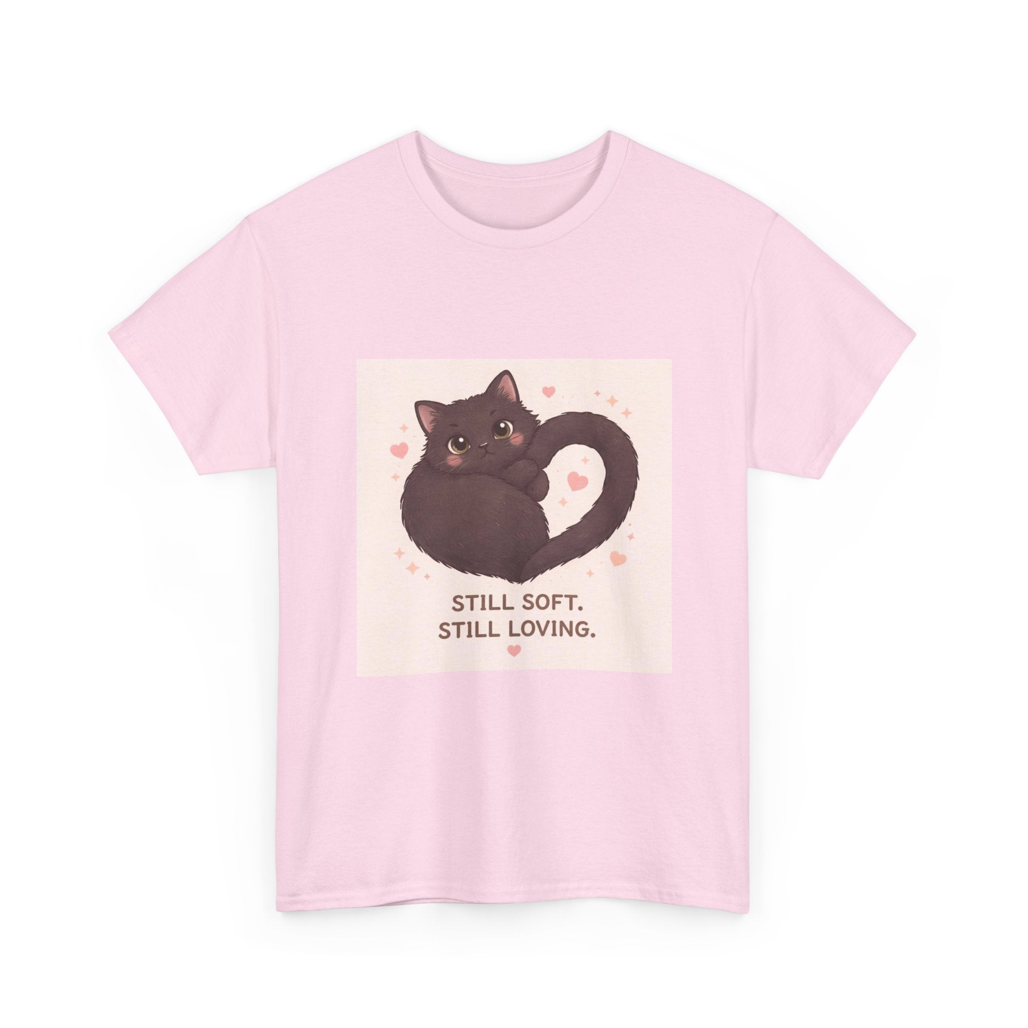 "STILL SOFT. STILL LOVING" Black Cat Kids Tee | College Girl Gift | Fashion | KayKay Classics