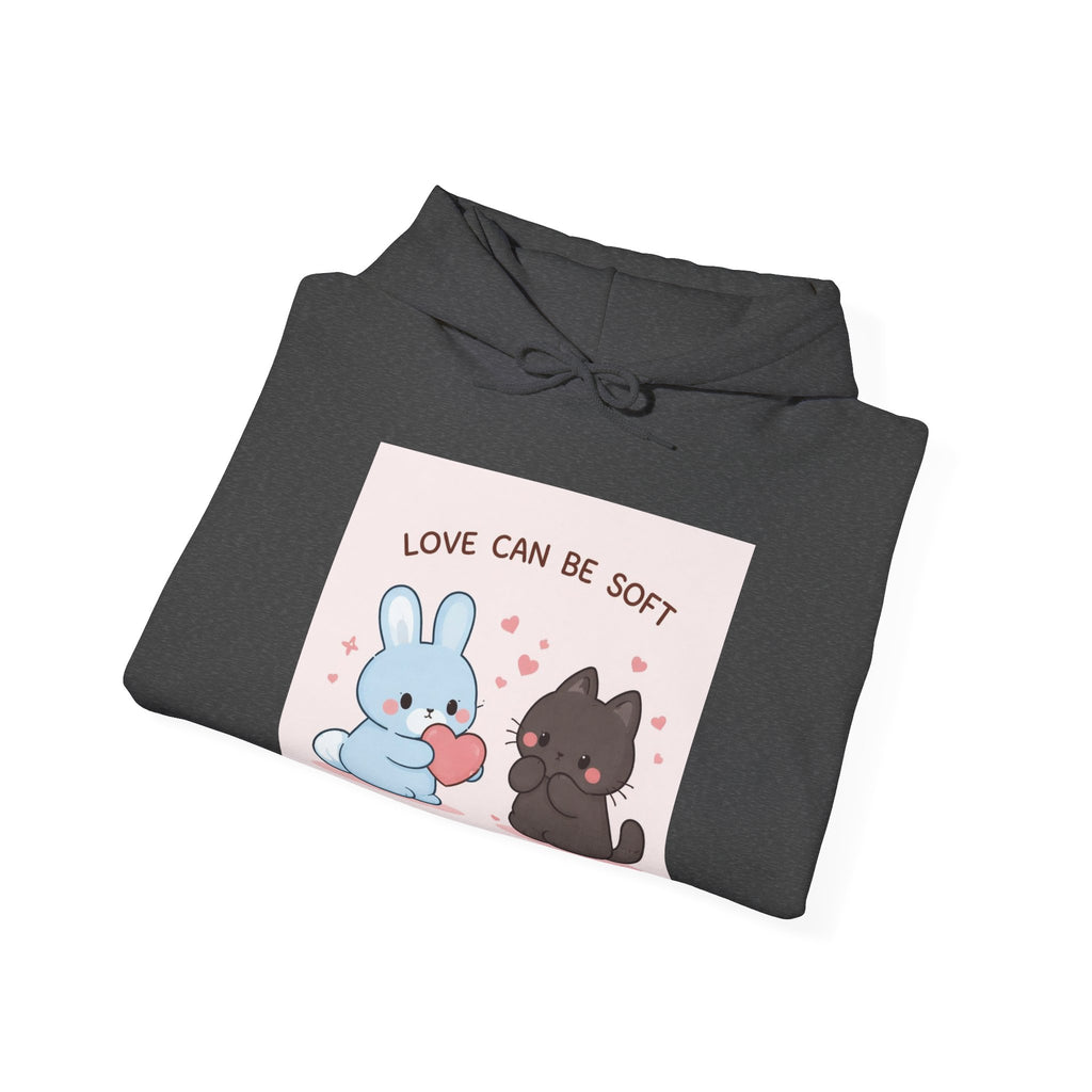 LOVE CAN BE SOFT Rabbit, cat Hoodie