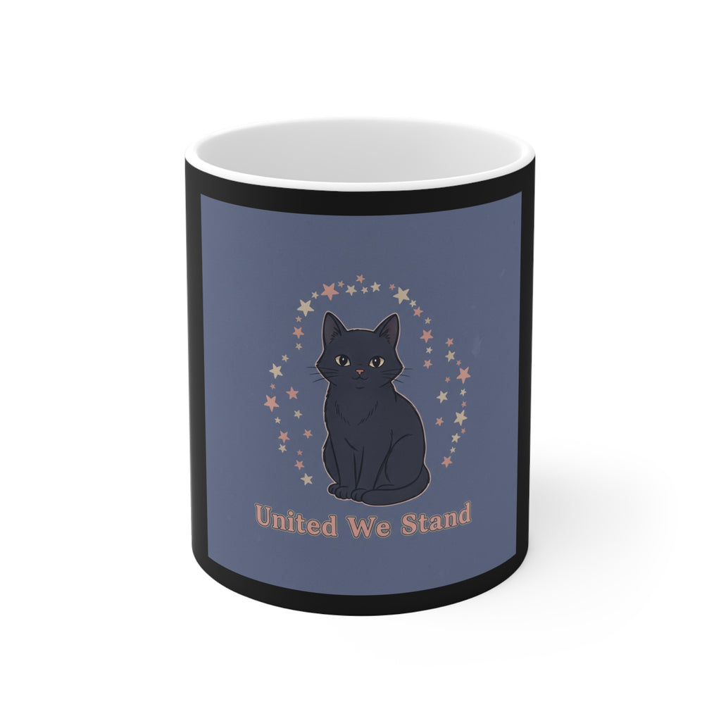 Black Cat Mug 11oz – United We Stand