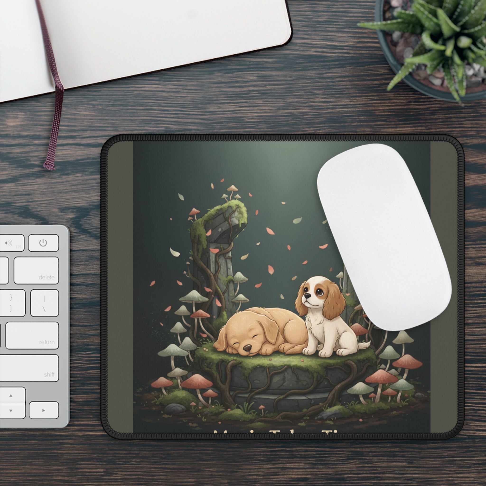 Puppies Mouse Pad – Magic Takes Time