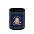 Owl Black Mug 11oz – Gentle Strength Coffee Confidence