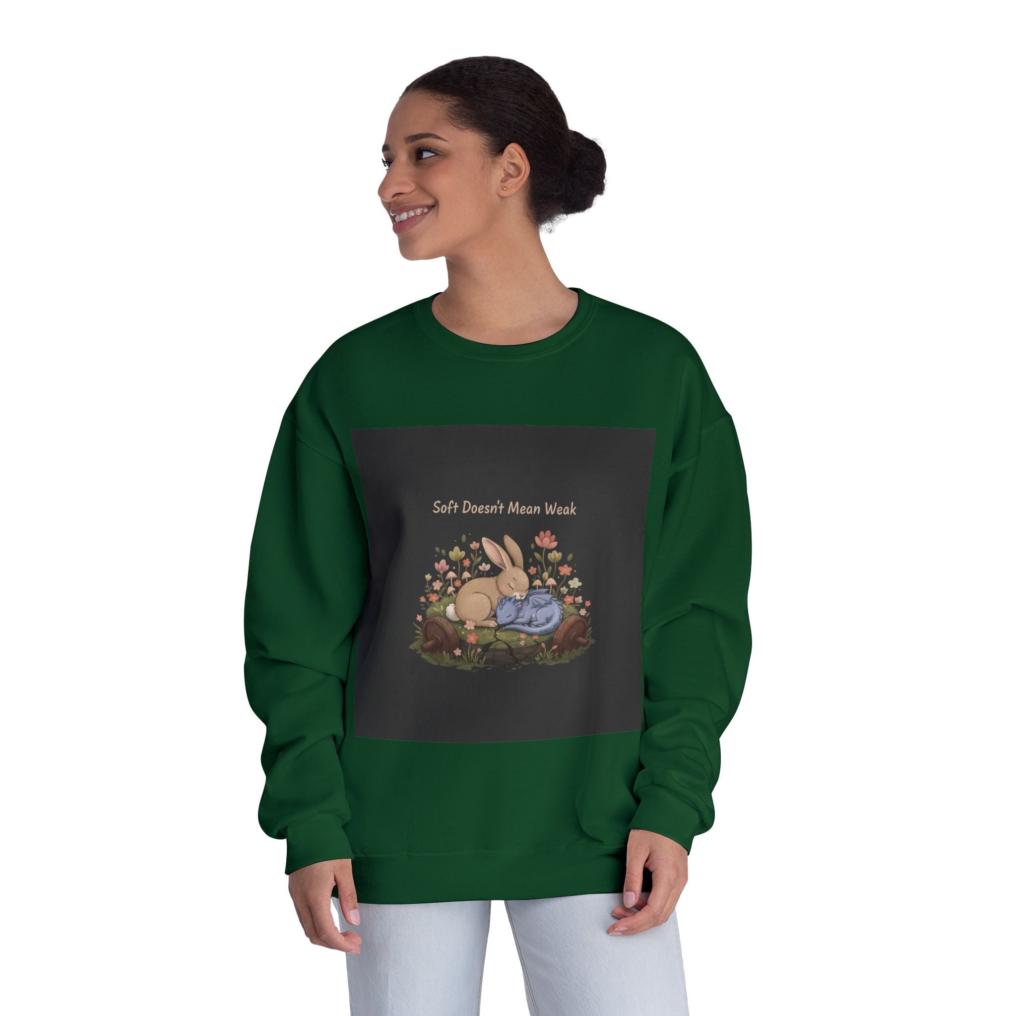 Dragon Crewneck Sweatshirt – Soft Doesnt Mean Weak