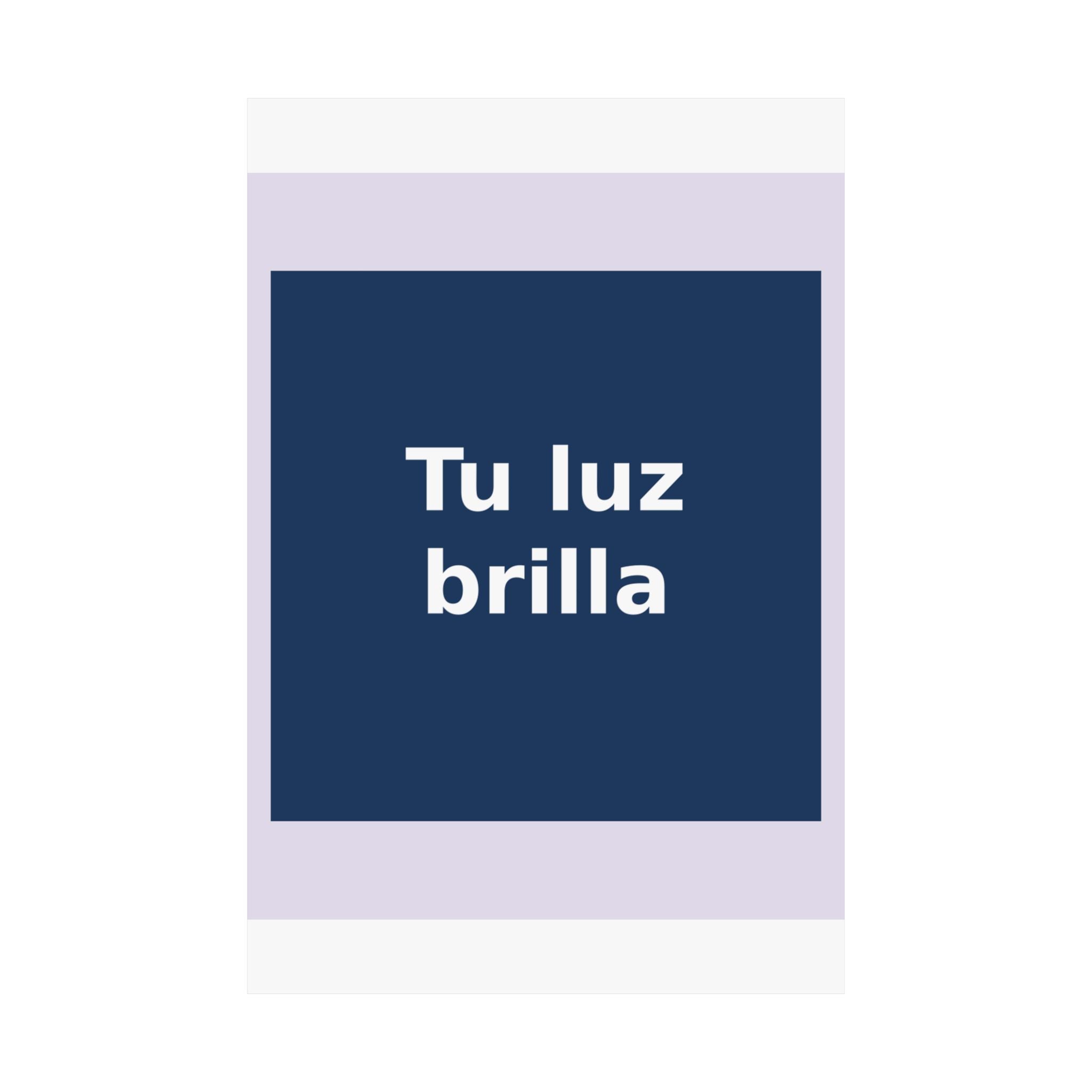 "Tu luz brilla" Black Cat Poster | Trendy Gift for Her | Lifestyle | KayKay Classics