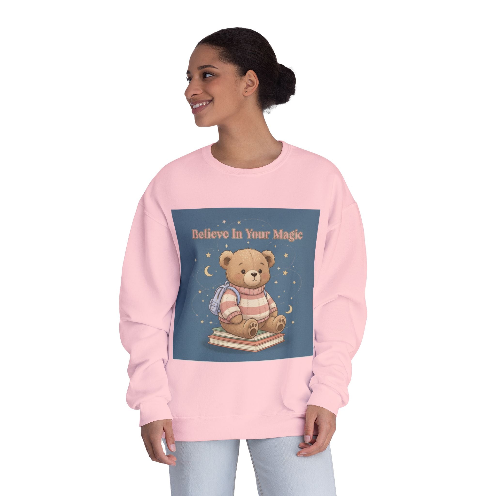Bear Crewneck Sweatshirt – Believe in Your Magic